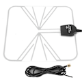 Miniatyrbillede 3 af 4: Auto HD Digital Antenne Analog Signal Modtager Mobil Antenne Klar Lydkvalitet UniversalSMA