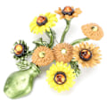 Miniatyrbillede 3 af 5: Solsikke Broche Revers Nål Plante Vase Blomst Simple Brocher Tilbehør til Kvinder