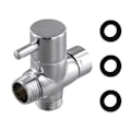 Miniatyrbilde 1 av 5: Dusjarmomleder i messingmetall 3-veis vannseparator 20 mm dusj-T-adapter for håndholdt dusj