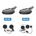 Miniatyrbilde 5 av 5: 2 stk. Bluetooth Intercom Motorsykkel Fullhjelm Bluetooth Headset kompatibel med 2 Intercomunicador Trådløse Headset