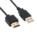 1 x HDMI till USB-kabel, USB till HDMI Hane Strömkabel, Ren Koppar 0.5M