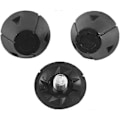 Miniatyrbillede 4 af 5: 25 stk. Udskiftningsfodboldknopper Sorte fodboldknopper 13 mm Plastikknopper til fodboldstøvler Skridsikre metalknopper Fodboldstøvler til voksne børn Soc