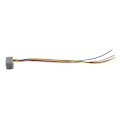 Miniatyrbilde 5 av 5: 10 stk. 616E 4P4C RJ9 Hunn Telefonkontakt Adapter m/ 4 Ledninger 8cm