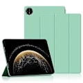 Miniatyrbild 1 av 5: Kompatibelt fodral för Huawei MatePad Pro 13.2 (2025) PU Läder TPU Baksida Trefaldigt Ställ Tablet Skydd Green