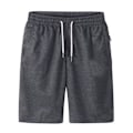 Pikkukuva 1 / 5: Cargo-shortsit, joustava vyötärö, ohuet, väljät, taskulliset, kiristysnyörilliset cargo-shortsit Dark Gray 4XL