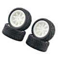 Miniatyrbillede 2 af 5: 4 stk. gummidæk til SG1603 SG1604 SG1605 UD1601 UD1602 UD1603 UD1604 1/16 RC Bil Opgraderingsdel