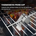 Miniatyrbillede 2 af 5: Universal A Style Kødtermometer Probe Clip Holder Temperaturmålinger BBQ Røgeovn Grill, 2
