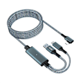 Miniatyrbillede 1 af 5: Til Meta / Oculus Quest 3 Link Kabel 5M VR Datakabel 2A Hurtig Opladning 5Gbps Høj Hastigheds Dataoverførsel