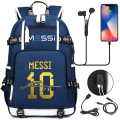 Miniatyrbild 5 av 5: 18\" Messi Ryggsäck Svart Vattentät 3