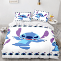 Miniatyrbilde 1 av 2: Stitch 3D-printet sengesett dynetrekk dynetrekk putetrekk barnegave farge 2 US TWIN 173x218cm