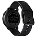 Miniatyrbillede 1 af 5: 20 mm firkantet spænde silikone smart watch rem kompatibel med GarminMove Luxe/Move Style/Move 3 Black