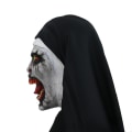 Pikkukuva 5 / 5: Halloween Pelottava Nunna Naamio Kuminaamio Pääpanta Temppu Pelottavat Naamiot Live-esitys Rekvisiitta Puku Kasvonaamiot Päähineellä 9