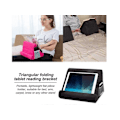 Miniatyrbilde 3 av 5: Multi-vinkel pute mobiltelefonholder nettbrettholder med nettinglomme og håndtak for iPad