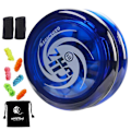 Miniatyrbild 1 av 5: Responsiv Yoyo D1 GHZ, Professionella Loopande Yoyos Nybörjare med Yoyosnören+Finger+Yoyoväska, Blå