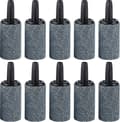 Akvarium Luftsten 1 Tum, Luftsten Syresten Bubbel Diffuser för Nano Luftpumpar Små Hinkar och Akvarier, 10-pack