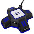 Miniatyrbillede 1 af 5: Understøtter Ns/ Ps5/ Ps4 / Ps3 / X Series, tastatur- og museadapter