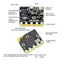 Pikkukuva 2 / 5: BBC Microbit Go Aloituspakkaus BBC DIY Projektit Ohjelmoitava Oppimisen Kehityskortti Suojakuorella