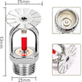 Pikkukuva 4 / 4: 5 kpl Sprinkleri 3/4 tuuman riippuva malli 155 Alas 68 Sprinkleri 3/4\" Npt Kotirakentamiseen