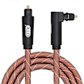 Miniatyrbilde 2 av 5: 90 Graders Optisk Kabel 5.1 Digital Lyd SPDIF Fiber Optisk Audio Toslink Kabel 1M