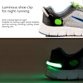 Miniatyrbilde 5 av 5: 1 stk. LED-lys skoklips, regntett blinkende lys for løping, jogging, sykling, utendørsaktiviteter, hundelufting om natten.