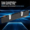 Miniatyrbillede 3 af 5: 8 stk. Aluminium PC Hukommelse Køleplade Shim Spreder Køler Køling til DDR RAM Hukommelse Desktop Hukommelse Radiator DDR2 DDR3 DDR4
