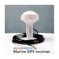 Miniatyrbild 2 av 5: RS232 GPS Marin GPS Mottagarantennmodul NMEA 0183 Hastighet 4800 Spänning 12V Kabel är 5 Meter