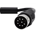 Miniatyrbillede 3 af 5: 8-polet DIN Han til Han Højttaler Audiokabel Adapter til Overvågning, Biler, Computere, TV