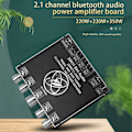 Miniatyrbillede 2 af 5: 2.1-kanals TPA3251 Bluetooth Digital Forstærkermodul Høj og Lav Tone Subwoofer, 220Wx2+350W Forstærker