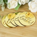 Miniatyrbillede 1 af 4: 5/10 stk. Glad Påske Akryl Kanin Kagepynt DIY Cupcake Indsats gold 10pcs