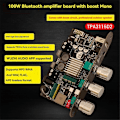 Miniatyrbild 2 av 5: TPA3116D2 100W Bluetooth Ljudförstärkarkort Mono med Boost Hi-Bass Justering DIY Högtalarförstärkare