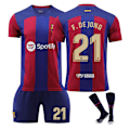 Pikkukuva 1 / 2: 23-24 Barcelona kotipaita Frenkie De Jong nro 21 (sukilla) Frenkie De Jong No. 21 with socks L