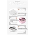 Miniatyrbilde 2 av 5: Mini Vakuumforsegler Vakuumkompresjonspose Matposemaskin Bærbar Plastposeklipsforsegler Hjemmevakuum