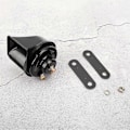 Miniatyrbillede 2 af 4: Universal Bilhorn 12V 105dB Lastbil Dynamisk Højttaler Monofonisk Snegl Sort Vandtæt
