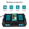 Miniatyrbillede 5 af 5: 6.0 Ah Erstatningsbatterier til Makita 18 V, Kompatibel med Makita 18 V Batteriværktøj Erstatning for Makita Batteri