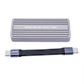 Miniatyrbilde 1 av 5: M.2 NVMe NGFF SSD Kabinett USB 3.2 GEN 2 til M.2 SSD 20Gbps Solid State Drive M.2 Veske Boks for 2230