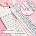 Miniatyrbilde 4 av 5: Papirkutter Håndverk Papirkutter, 4-i-1 Papirkutter 12 tommer Håndverk Papirkutter For Multifunksjon Scrapbooking Verktøy Blå