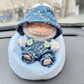 Pikkukuva 2 / 4: Vaatteet Labubu-nukeille, asusteet, tyylikäs Kawaii-vaatesetti, sopii 15 cm ja 17 cm Labubu-nukelle, nuken vaatesetti, vaihto A1