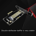 Pikkukuva 3 / 5: NVMe-sovitinkortti PciEX4 M Key M.2 -laajennus PCIE3.0 -sarjasovitin