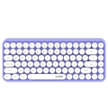 Miniatyrbild 1 av 5: 308I Trådlöst Tangentbord 18/84 Tangenter Runda Tangenthattar Bluetooth Tangentbord Portabelt 2.4GHz Numeriskt Tangentbord Purple