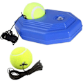 Miniatyrbillede 1 af 4: Tennistræner tennisboldtræner tennisbase med snor og 2 træningsbolde Selvstudie træning