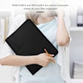 Miniatyrbilde 4 av 5: A4 Lær 3-Rings Perm Forretningsmappe Padfolio med Notatblokk for Intervju & Forretning