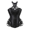 Miniatyrbild 4 av 5: Midjetränare Shapewear Toppar Damkläder Underkläder Sexig Korsett Red 6XL