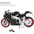 Pikkukuva 5 / 5: Aprilia RSV4 RR1000 Metallinen painevalettu moottoripyörämalli lelu (musta)