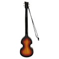 Miniatyrbilde 4 av 5: Miniatyr Elektrisk Gitar Modell Innovativ Simulering Håndlaget Tre Gitar Dekorasjon for Gaver Samling 13