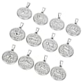 Miniatyrbilde 3 av 5: 12 stk. Zodiak Anheng Tilbehør Rustfritt Stål Sett Håndlaget Halskjede Smykker for DIY Håndverk