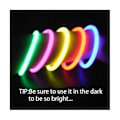 Miniatyrbillede 5 af 5: 100 STK Fluorescerende Lys Glow Sticks Armbånd Halskæder til Bryllupsfest Glow Sticks Lyse Farver