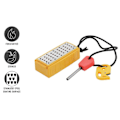 Miniatyrbillede 2 af 5: Ildstarter Overlevelsesværktøj Alt-i-Én Flint Ildstarter Kit