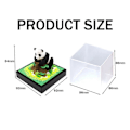 Miniatyrbillede 2 af 5: 3D Panda Kalender 2024 Papirskærer Kunst med Lys Tidsstykke Kalender 2024 til DIY Gaver Skrivebordsdekoration