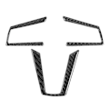 Miniatyrbilde 1 av 5: 3 stk. Rattknapp Ramme Trim Karbonfiber Klistremerke Passer for Mazda MX?5 ND 2016?2020
