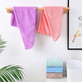 Miniatyrbilde 4 av 5: Hårhåndklehatt for kvinner, hurtigtørkende mikrofiberhåndklehette, badehodeplagg, solid håndklehette, superabsorberende turbanhårhåndkle pink